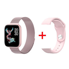 Smart watch Alloy Case IP67 Waterproof Bluetooth Pedometer Heart Rate Monitor 1.54 inch Color Display SmartWatch For Android/IOS