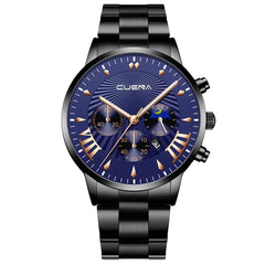 Cassic Watch Men Fashion 2020 Crystal Stainless Steel Analog Quartz Wrist Watch Business Alloy Belt Clock Relogios Masculino @50