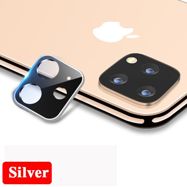 Camera Lens Full Cover Protective Metal Ring + Tempered Glass For iPhone 11 Pro XS Max XR X Back Camera Lens Protector Case