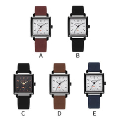 Ladies Watch Luxury Brand Square Dial Fashion Women Watches Girl Gift Clock Dress Leather Quartz WristWatch Zegarek Damski 2020