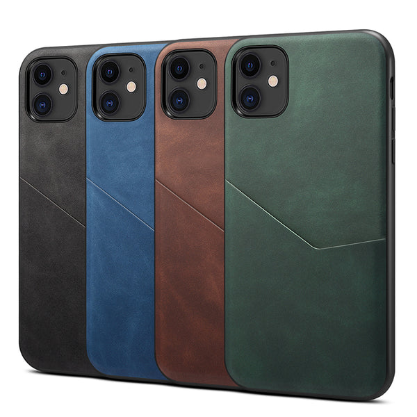 TIKITAKA Luxury Card Holder Case for iPhone 6 6s 7 8 Plus Leather Wallet Back Case for iphone X XR XS Max 11 Pro Max Phone Cover