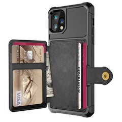 Premium Leather Wallet Case for iPhone 11/XI XS Max XR 6 7 8 Plus TPU Shockproof Phone Case Wireless Charging Car Magnetic Cover