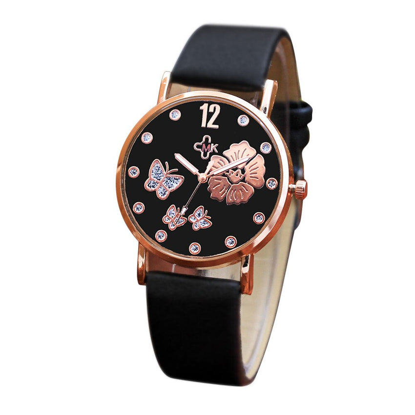 2020 Style Women Watches Fashion Luxury Leather Band Analog Quartz Wristwatch Flower Ladies Watch Women Dress Reloj Mujer Clock*