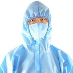 White Coverall Hazmat Suit Protection Protective Disposable Anti-Virus Clothing Disposable Factory Hospital Safety Clothing Coro