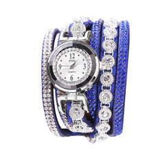2020 Womans Wrist Watch Clock New Fashion Chimes Diamond Leather Bracelet Lady Luxury Simple Women Watches Relogio Feminino @50