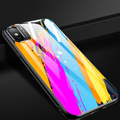 Metal Glass Lens protection Phone Case For iPhone 11 11 Pro Max XR XS Max 8 7 6 6S Plus Colorful Artistic soft TPU back Cover