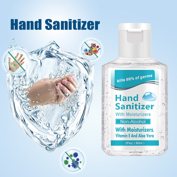 Disposable alcohol-free hand sanitizer with 75% alcohol content 60ml kills 99% of germs