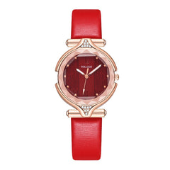 Hot Women Watches Fashion Dial Ladies Watch Quartz Wristwatch Pink Leather Gift Female Clock Zegarki Damskie NEW Free Shipping@5