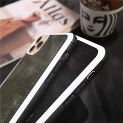 Vintage Leather Case For iPhone 11 11 Pro Max XR X XS Max 8 7 Plus 6 6s Plus Ultra-thin Shockproof Back Cover For iphone 11 Pro