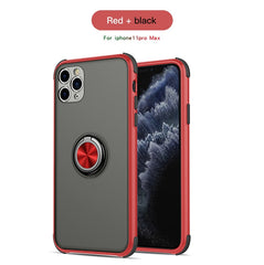Magnetic Ring Holder Phone Case For iPhone 11 11 Pro Max XR X XS Max 6 6s 7 8 Plus Soft Silicone Matte Transparent Back Cover