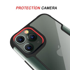 Armor Shockproof Metal Phone Case For iPhone 11 11 Pro Transparent  Hard PC+TPU Full Body Back Cover Capa For iPhone 11 Pro Max