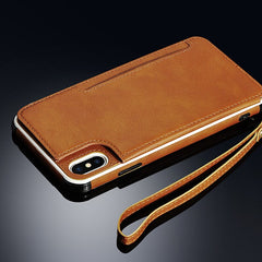 Luxury Leather Card Wallet Cases For iPhone 11Pro XS Max X XR 8 7 6 6S Plus Card Slot Soft Silicone shockproof Back Cover Capa