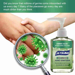 60ml Antibacterial Press Head Amino Acid Hand Sanitizer Gel Effective Disinfection Hand Cleaner Disposable Rinse Free Gel Travel