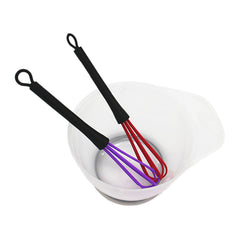 1PC Pro Salon Hairdressing Dye Cream Whisk Plastic Hair Mixer Barber Stirrer Hair Care Styling Tools Blender 6 Colors