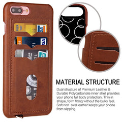 Slim PU Leather Case For iPhone 11Pro Max XR XS Max X 8 7 6 6S Plus card holder Wallet Hybrid Shockproof Full Protect back Cover