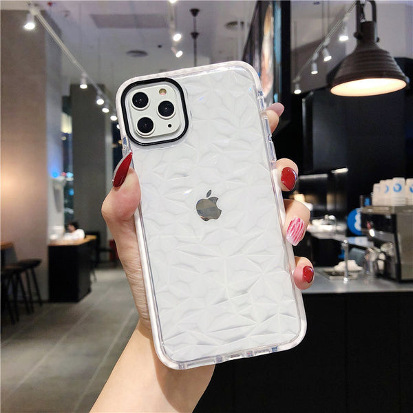 Geometric Phone Case For iPhone 11 Pro Max XS Max 6 6S Plus Soft TPU Transparent Shockproof Cover For iPhone 11 Pro 7 8 Plus XR
