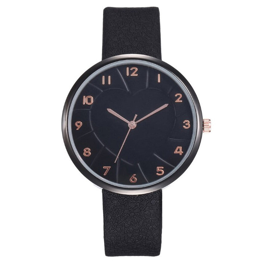 Hot Selling Cheap Women Watch Harajuku Leather Band Analog Quartz Wristwatch Simple Dial Soild Color Strap Bayan Saat@50