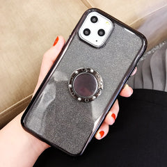 Glitter Diamond Phone Case For iPhone 11Pro Max X XS Max Xr 8 7 6S 6Plus Soft Silicone Magnetic Finger Ring Kickstand Back Cover