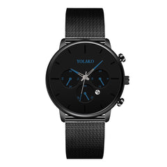 2020 NEW Men Watch Synthetic Mesh Belt Analog Quartz Sport Watch Mens Watches Top Brand Luxury Clock Gift Masculino Relo@50