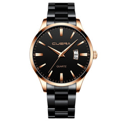 Business Men Watch Analog Quartz Sport Watch Mens Watches Alloy Case Synthetic Stainless Steel Top Brand Luxury Masculino Reloj