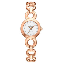 Luxury Women Watches Rhinestone Dot Dial Ladies Casual Quartz Wristwatch Hollow Bracelet Strap Clock Gift Relojes Para Mujer@50