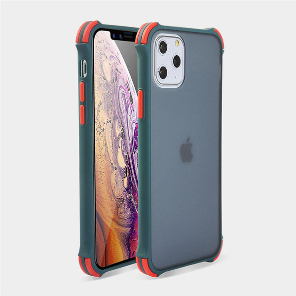 Shockproof Bumper Transparent Phone Cases For iPhone 11 11 Pro Max XR XS Max X 8 7 6 6S Plus Soft Silicone Frame Back Cover Capa