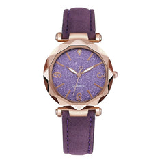 Fahion Women Romantic Starry Sky Wristwatch Leather Rhinestone Designer Ladies Clock Casual Dress Gfit 2020 NEW Montre Femme*M