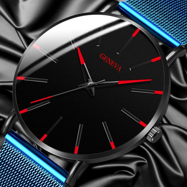 Ultra-thin Men's Watch Fashion Watches Simple Business Stainless Steel Men Quartz Watches Male Clock relogio masculino