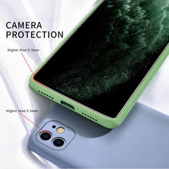TIKITAKA Candy Color Phone Case For iPhone 11 11Pro Max Liquid Silicone Solid Plain For iPhone 11 Case Soft TPU Back Cover Shell
