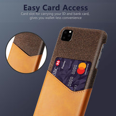 Luxury Case for iPhone 11 2019 11 Pro Max Leather & Fabric Card Wallet Phone Case for iPhone X XS XR 8 7 6s 6 Plus Back Cover