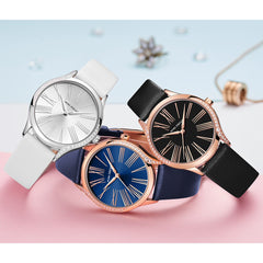 MINI FOCUS Black Watch Women Gold Watch Fashion Womans Watch Ladies Diamond Leather Designer Brand Luxury Women Watch Quartz