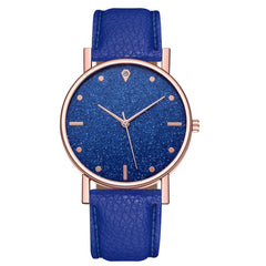 2020Women Watches Stainless Steel Dial Starry Sky Ladies Quartz Wristwatch Casual Leather Belt Watch Gift Clock Zegarki Damskie
