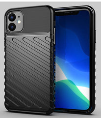 Solid Color Stripe Phone Case For iPhone 11 11 Pro MAX XR X XS Max 7 8 6 6S Plus Soft Silicone Bumper Armor Shockproof Back Case