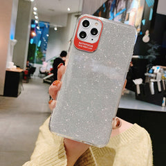 Camera Protection Phone Case For iPhone 11 Pro Max XR XS Max X XS 8 7 6 6S Plus Shining Glitter Soft Edge Shockproof Back Cover