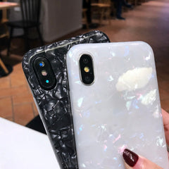 Glitter Phone Case For iPhone 11Pro 7 8 Plus Dream Shell Pattern Cases For iPhone XR XS Max 7 6 6S Plus Soft TPU Silicone Cover