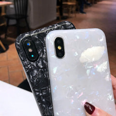 Glitter Phone Case For iPhone 11Pro 7 8 Plus Dream Shell Pattern Cases For iPhone XR XS Max 7 6 6S Plus Soft TPU Silicone Cover