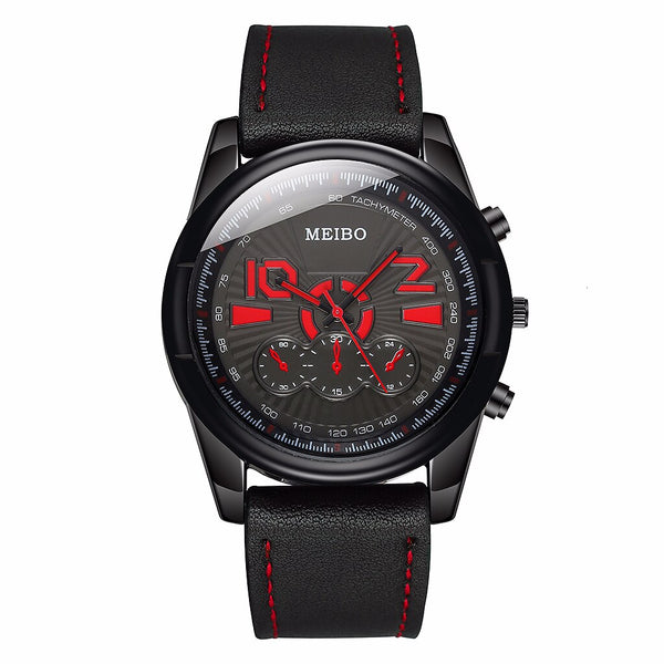 Top Brand MEIBO Watch Men Watches Fashion Waterproof Clock Man Watches Military Luxury Men's Watch Analog Quartz reloj hombre