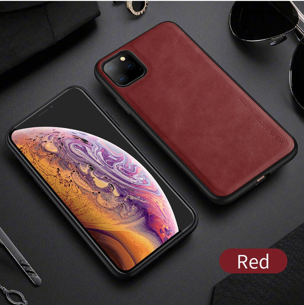 TIKITAKA Vintage Leather Case For iPhone 11 11 Pro Max XR X XS Max 8 7 6 6s Plus Ultra Light Soft Silicone edge Back Phone Cover