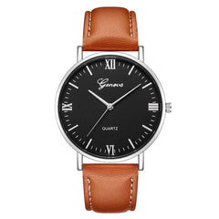 Fashion Men Watches Case Synthetic Leather Belt Analog Quartz Sport Watch mens Watches Top Brand Business Clock Masculino Reloj