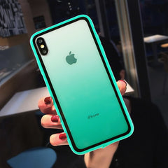 Shockproof Bumper Transparent Silicone Frame Phone Case For iPhone 11Pro MAX X XR XS Max 8 7 6 6S Plus protection Back Cover