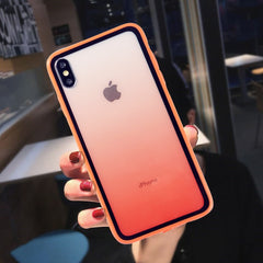 Shockproof Bumper Transparent Silicone Frame Phone Case For iPhone 11Pro MAX X XR XS Max 8 7 6 6S Plus protection Back Cover