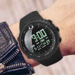 New Luxury Sports Watch Men Analog Digital  Silicone  Sport Horloges Wrist Watches Men Relogio Masculino High Quality Clock@50