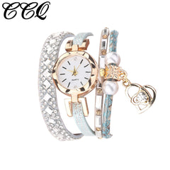 Women Watches Fashion Chimes Diamond Leather Bracelet Ladies Luxury Analog Quartz Wristwatch Simple Clock Gift Relogio Feminino
