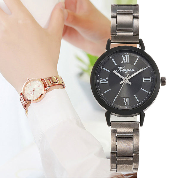 Business Style Women Watches Simple Scale Dial Ladies Quartz Wristwatch Alloy Strap Fashion Clock Metting Gift Reloj Mujer@50