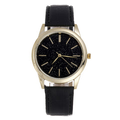 New Fashion Men's Watch Quartz Watches Luxury Men Watches Leather Strap Starry Dial Clock Relogio Masculino Reloj Hombre