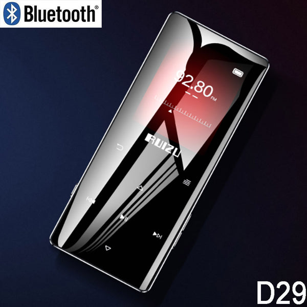 ruizu D28 Bluetooth MP3 music player with built-in speaker ultra thin portable Walkman e-book radio video