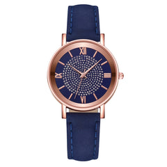 Women Watches Luxury Starry Sky Band Rhinestones Quartz Wristwatch Ladies Leather Belt Clock Female Diamond Gift Reloj Mujer@50