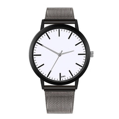 Business Style  Women Watches Black Scale Dial Ladies Quartz Wristwatch Fashion Mesh Belt Strap Casual Clock Zegarki Damskie@50