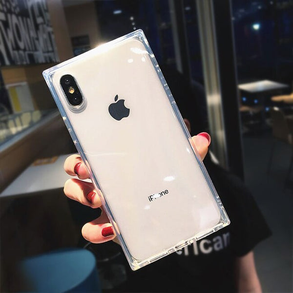 Fashion Clear Phone Case For iPhone 11 Pro X 6 6S 7 8 Pls XS Max XR Cases Silicone Tpu Soft Transparent Cover Coque For iphone X