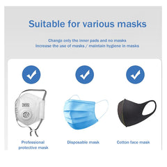 20Pcs/Pack PM2.5 Meltblown Cloth Non-Woven Filter For Moth Mask Face Mask Grade Filter